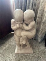 Plaster Baby Statue
