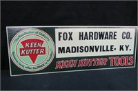 KEEN KUTTER TOOL WOOD ADV. SIGN