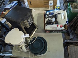(4) Irons, Coffee Makers, Small Slow Cooker
