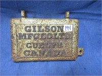 Antique  Gilson Coal/wood stove door