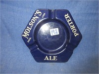 Molson's porter ale ashtray