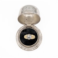 ONE CTW (EST) DIAMOND SOLITAIRE RING