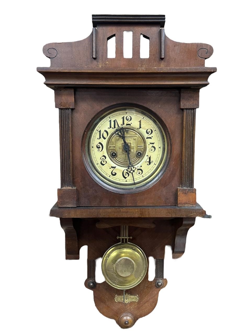 Antique F.M.S Mauthe Wall Clock