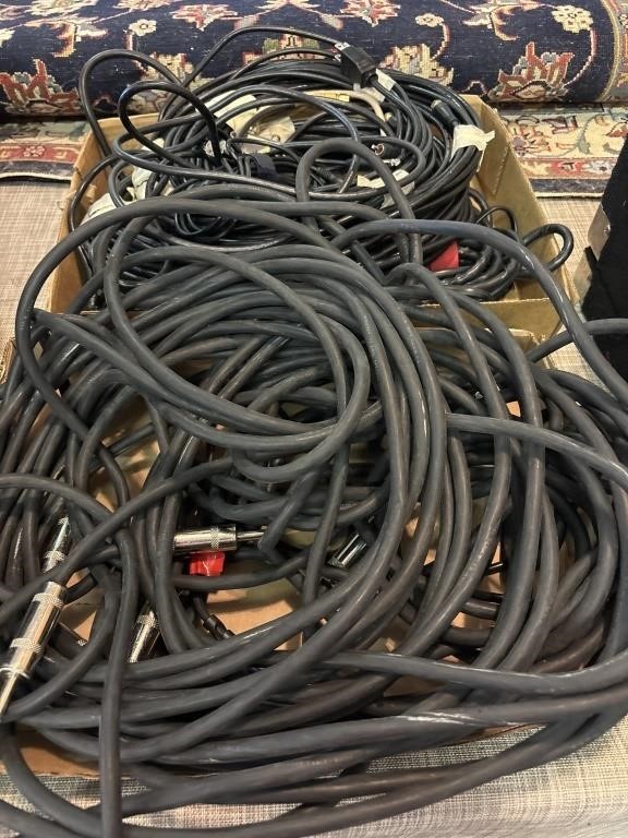 2 flats of speaker cords