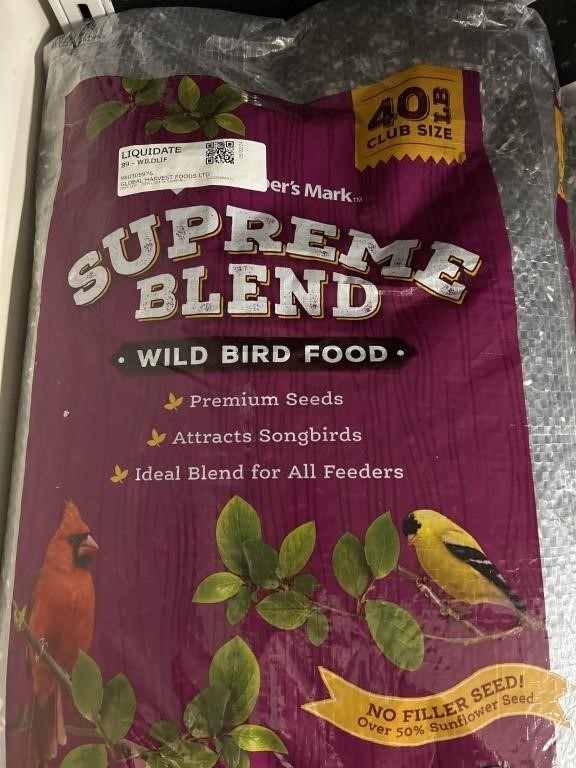 MM supreme blend wild bird food 40lb
