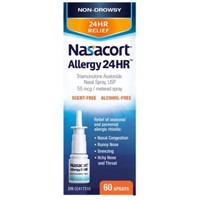 (2) Nasacort Nasacort Allergy 24hr 60spray 55mcg,
