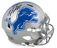 Lions Calvin Johnson Signed Full Size Helmet BAS