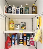 Hallway Closet Contents - Cleaning Supplies and