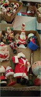 Lot of 11 Santa Claus ornaments