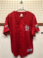 New Cardinals Red Mesh Jersey Size Large