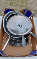 POTS - PANS AND MORE- CONTENTS OF BOX