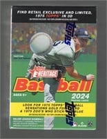 2024 Topps Heritage Baseball Blaster Box: Look