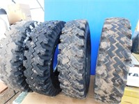 4 tires Bridgestone 7.50x16 grip