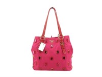 PRADA Pink Gemstone Shoulder Bag
