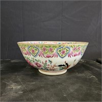 Decorative floral bowl from Hong Kong