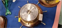 SHIPS WHEEL BAROMETER