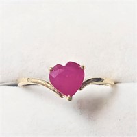Certfied10K  Ruby(0.95ct) Ring