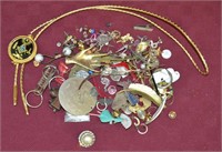 Numerous vintage costume jewlery pieces and more