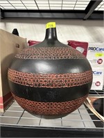 ABSOLUTELY HUGE POTTERY PIECE HANDMADE HEAVY