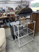 Metal rack , stool and firewood holder