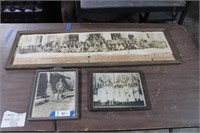 Three Vintage Framed Photos. Class of 1926 & More