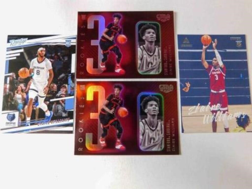 4 Ziaire Williams Basketball cards