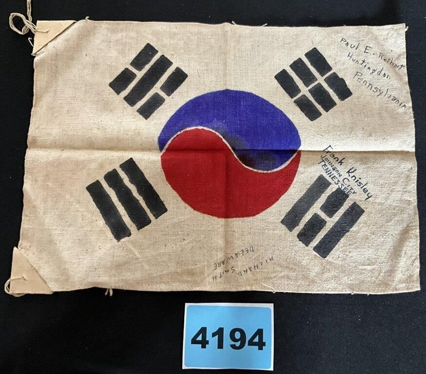 Vintage South Korea War Flag