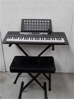 Yamaha EZ 200 keyboard on stand also comes  with