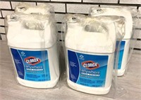4 gallons- NEW Clorox sanitizing spray