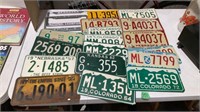 60s-70s License plates