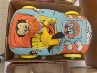 Soft Mickey Mouse car as is