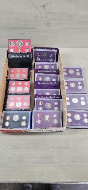 Collectible US Mint Proof Coin Sets