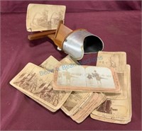 Stereograph with cards