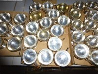 3 boxes silver toned coffee cups