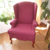 Queen Anne Wingback Chair