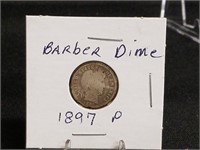 1897 Barber Dime