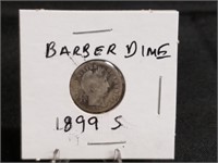 1899S Barber Dime