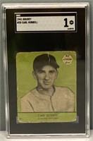 1941 Goudey Carl Hubbell SGC 1 Baseball Card