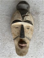 Wood Carved African Tribal Mask