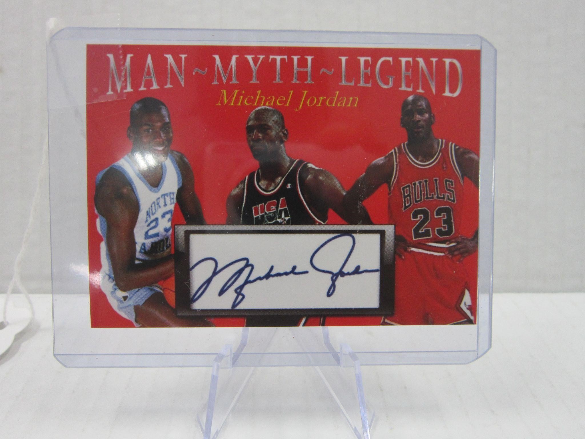 MICHAEL JORDAN SPORTCARD-LASER SIGN,NO CERT