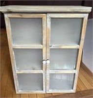 Frosted Glass Wall Cabinet