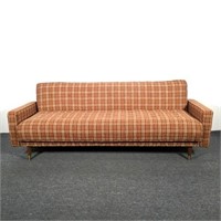 1960's Plaid Sofa Bed
