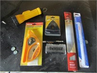 navistar flashlight,saw blades,dewalt bits & items