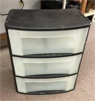 3-drawer Sterilite storage