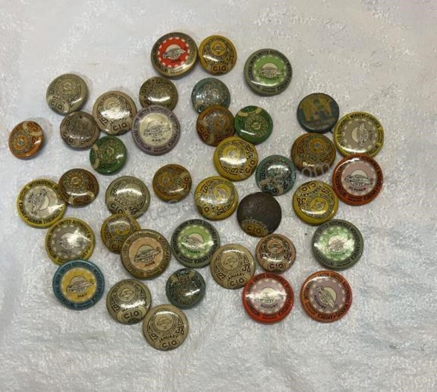 Vintage Union Pins