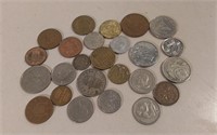 Lot Of Different Foreign Coins