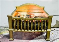 ANTIQUE CAST IRON ELECTRIC FIREPLACE