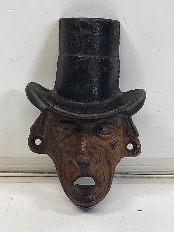 Wilton Cast Iron Top Hat Bottle Opener