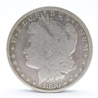 1880-P Morgan Silver Dollar - VG