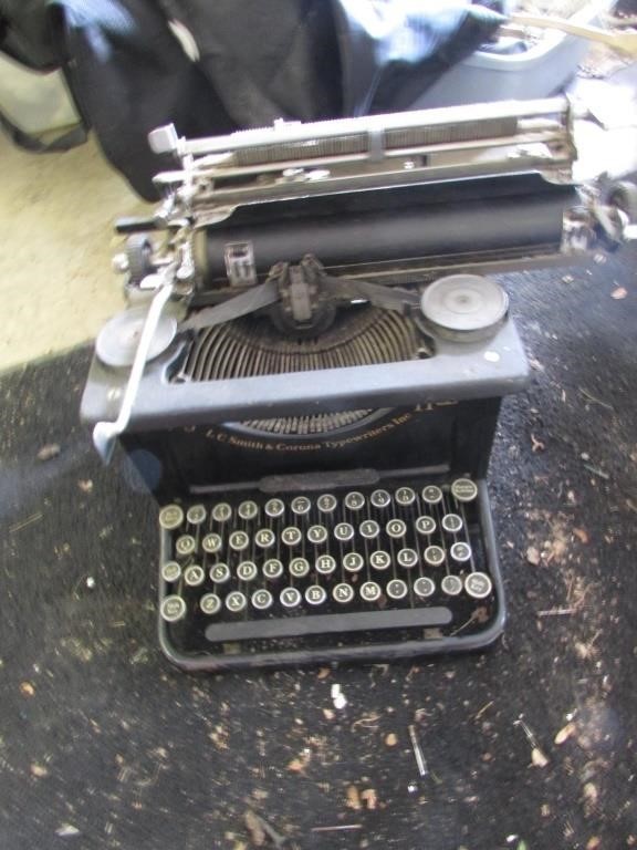 vintage L.C. Smith typewriter